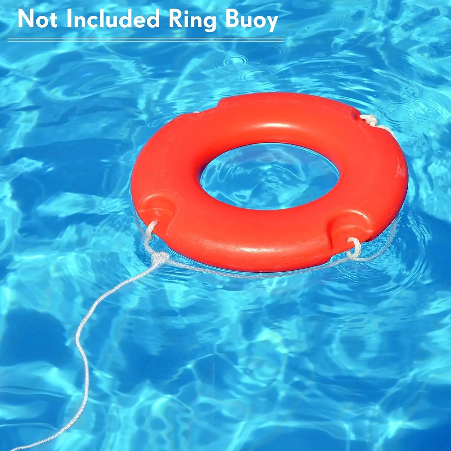Shappy Water Floating Lifesaving Rope Dock Lines Boat Rope Braided Polypropylene Outdoor Throwing Lines for Life Preserver Ring Anchor Heaving Line with Spring Hook