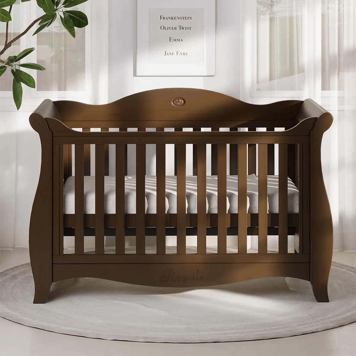 Sleigh Royale Baby Cot V23