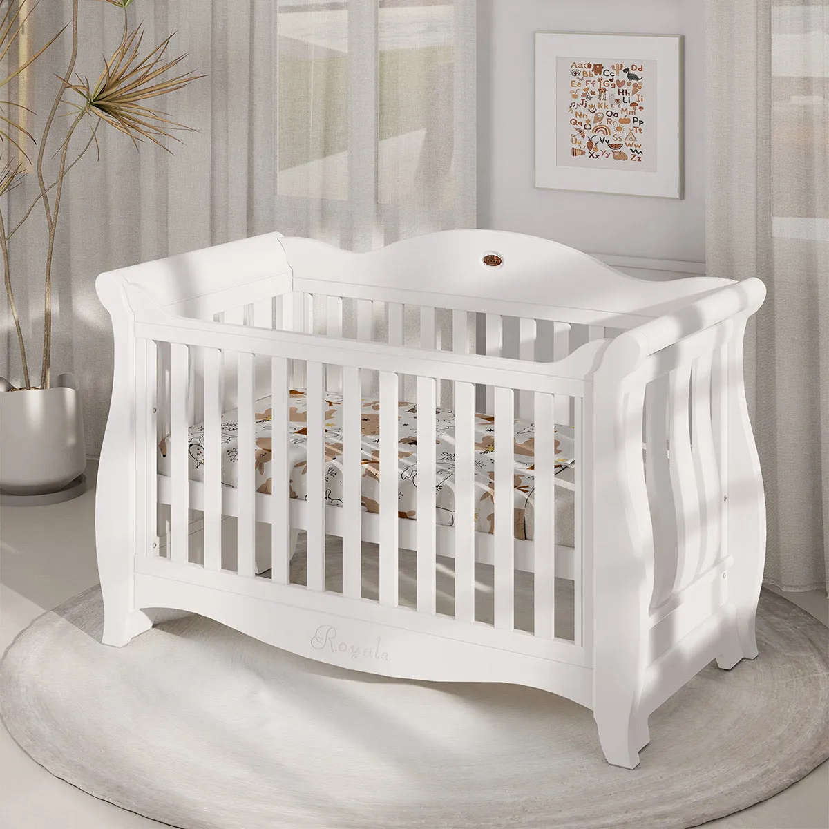 Sleigh Royale Baby Cot V23