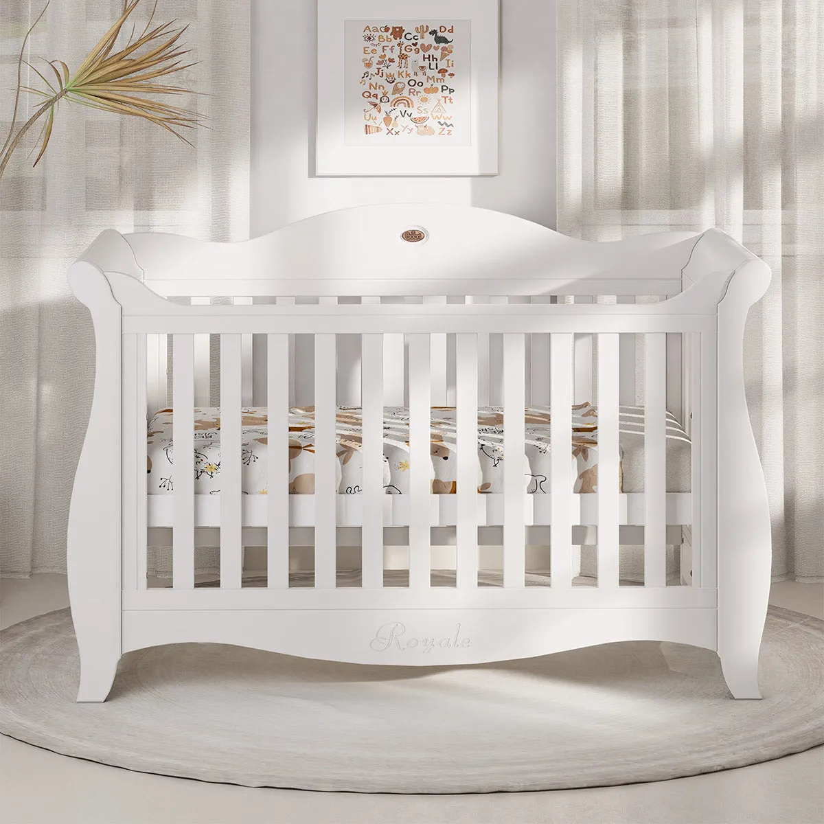 Sleigh Royale Baby Cot V23