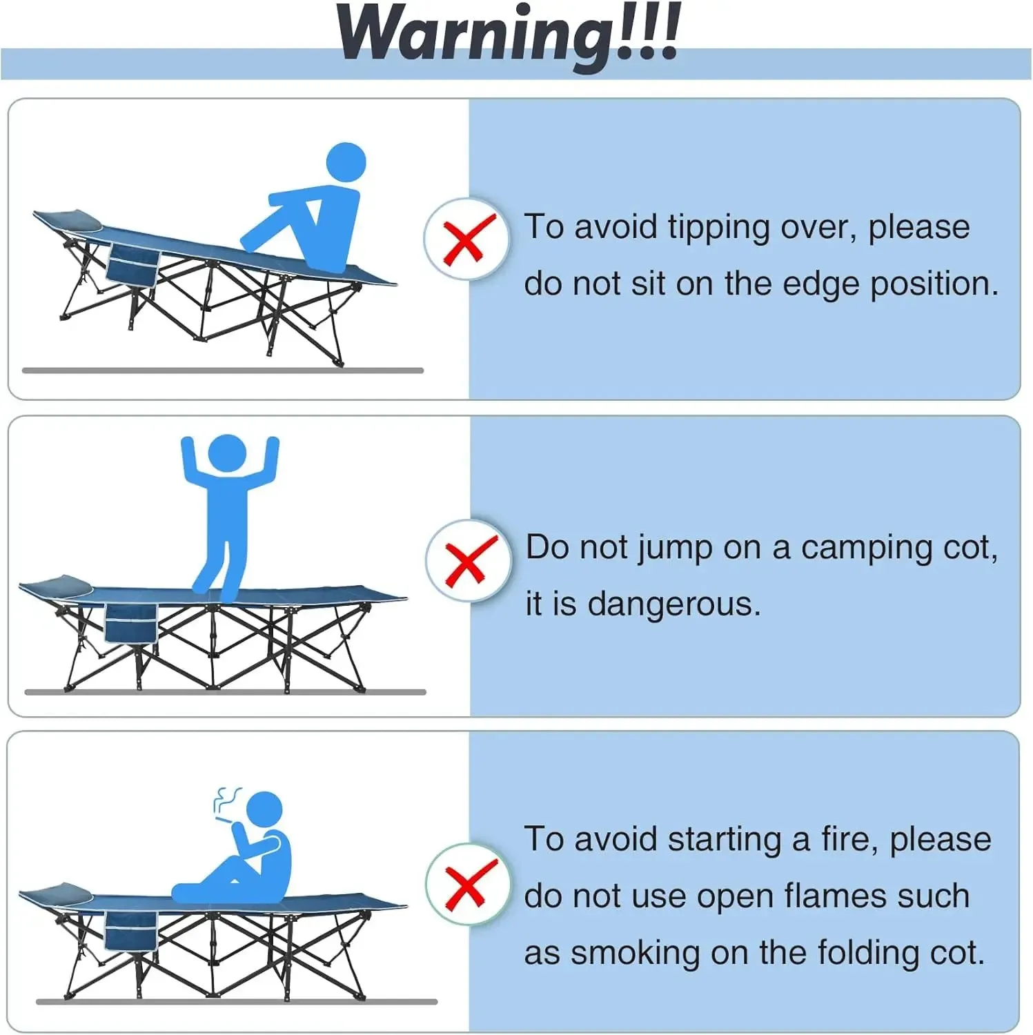 Slendor XXL Folding Camping Cot - Oversized 79" x 32" Camp Cot with Mattress and Carry Bag for Adults