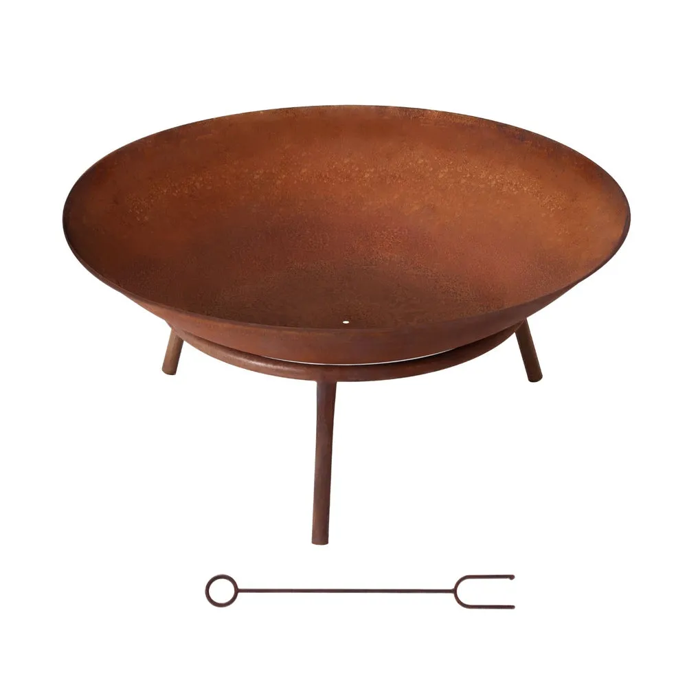 Small Fire Pit (56cm) - Oxidized Iron