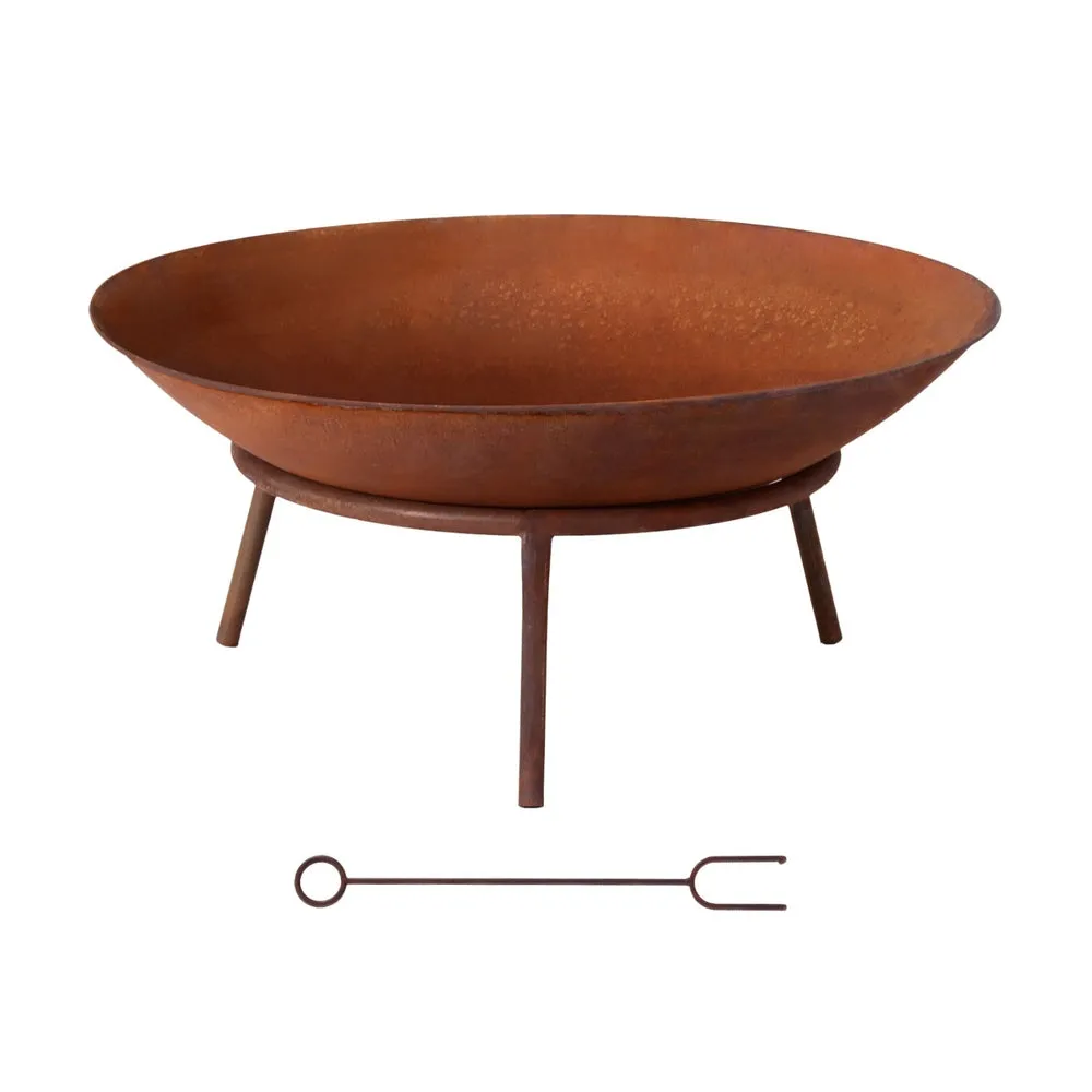 Small Fire Pit (56cm) - Oxidized Iron