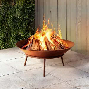 Small Fire Pit (56cm) - Oxidized Iron