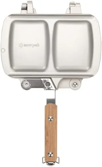 Snow Peak Tramezzino Sandwich Maker, Stainless Steel, Rectangular, Polished