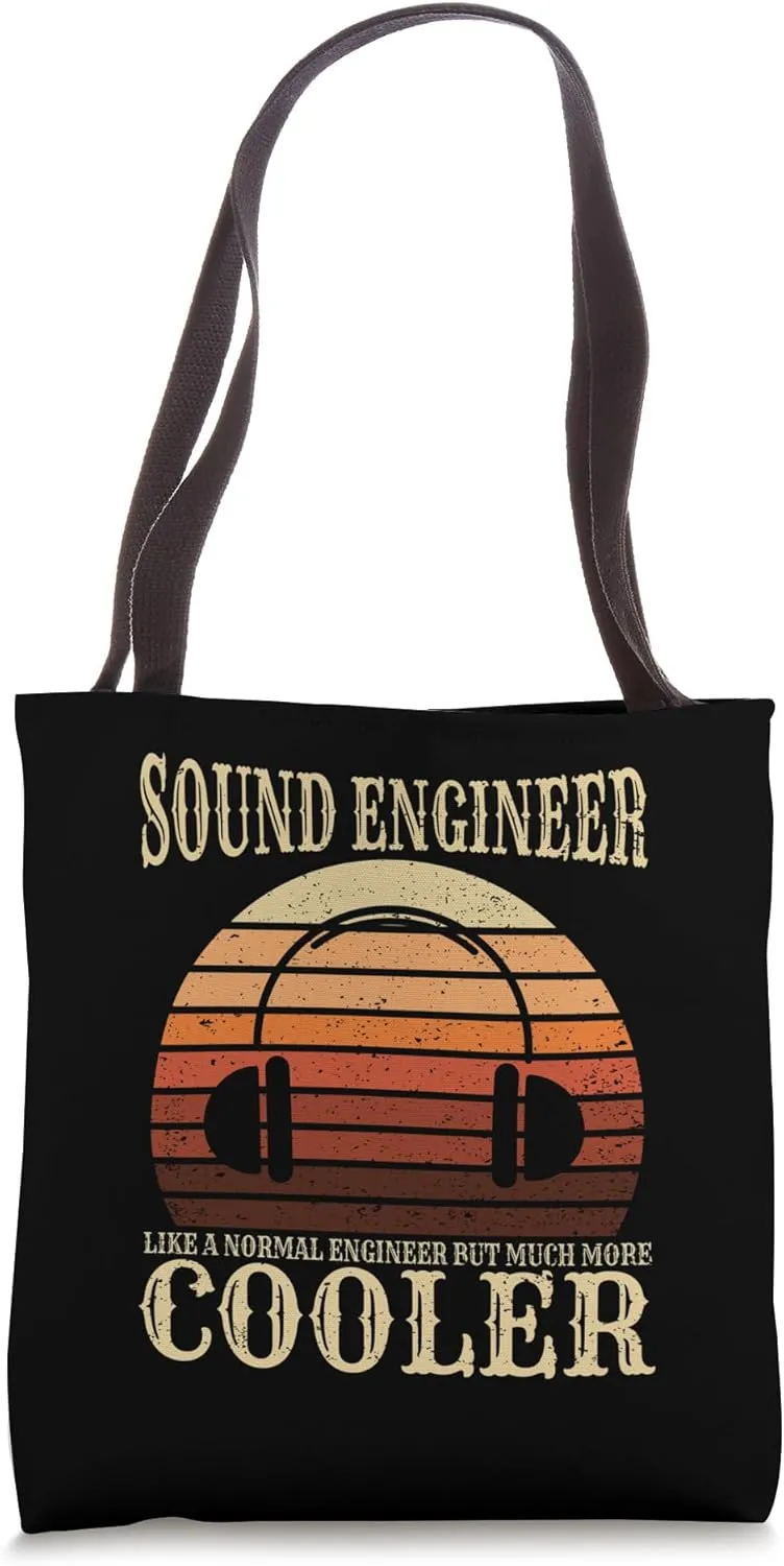 Sound Engineer Men Sound Guy Music Production Audio Engineer Tote Bag
