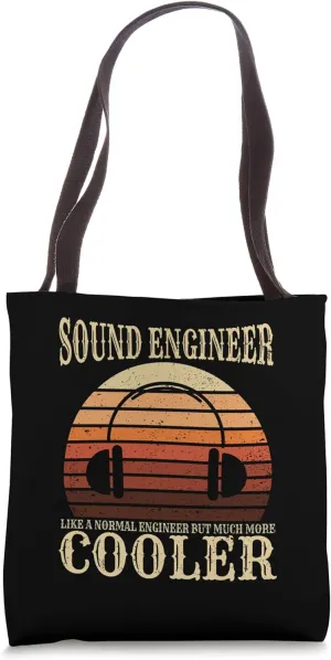 Sound Engineer Men Sound Guy Music Production Audio Engineer Tote Bag