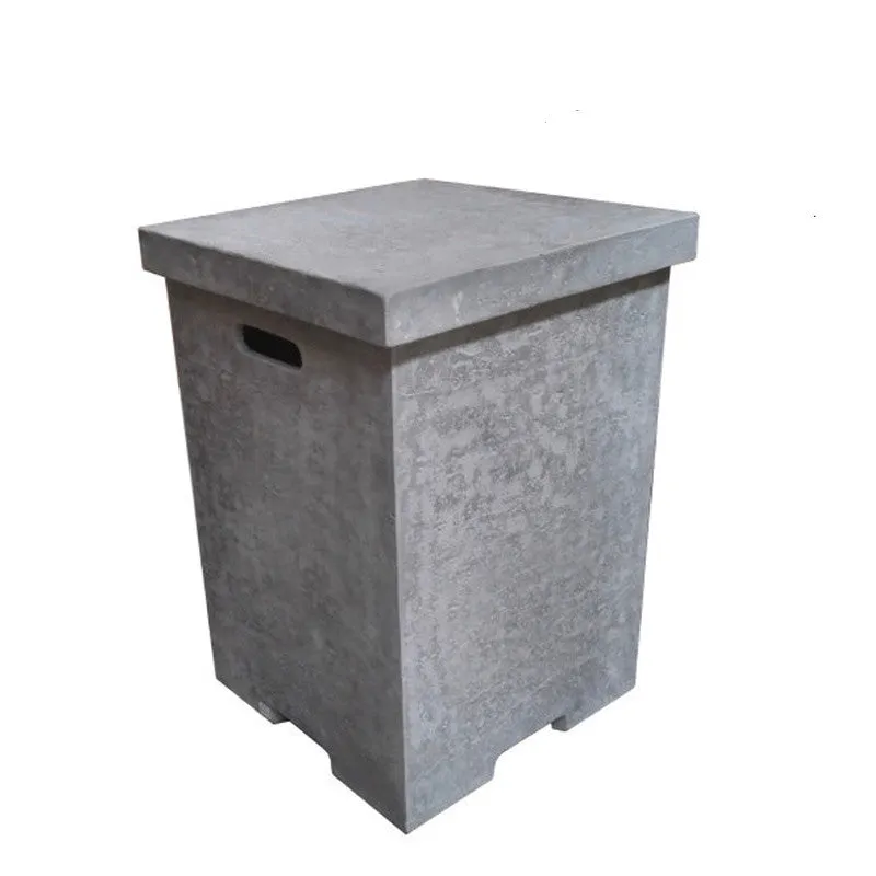 Square Concrete Propane Tank Cover