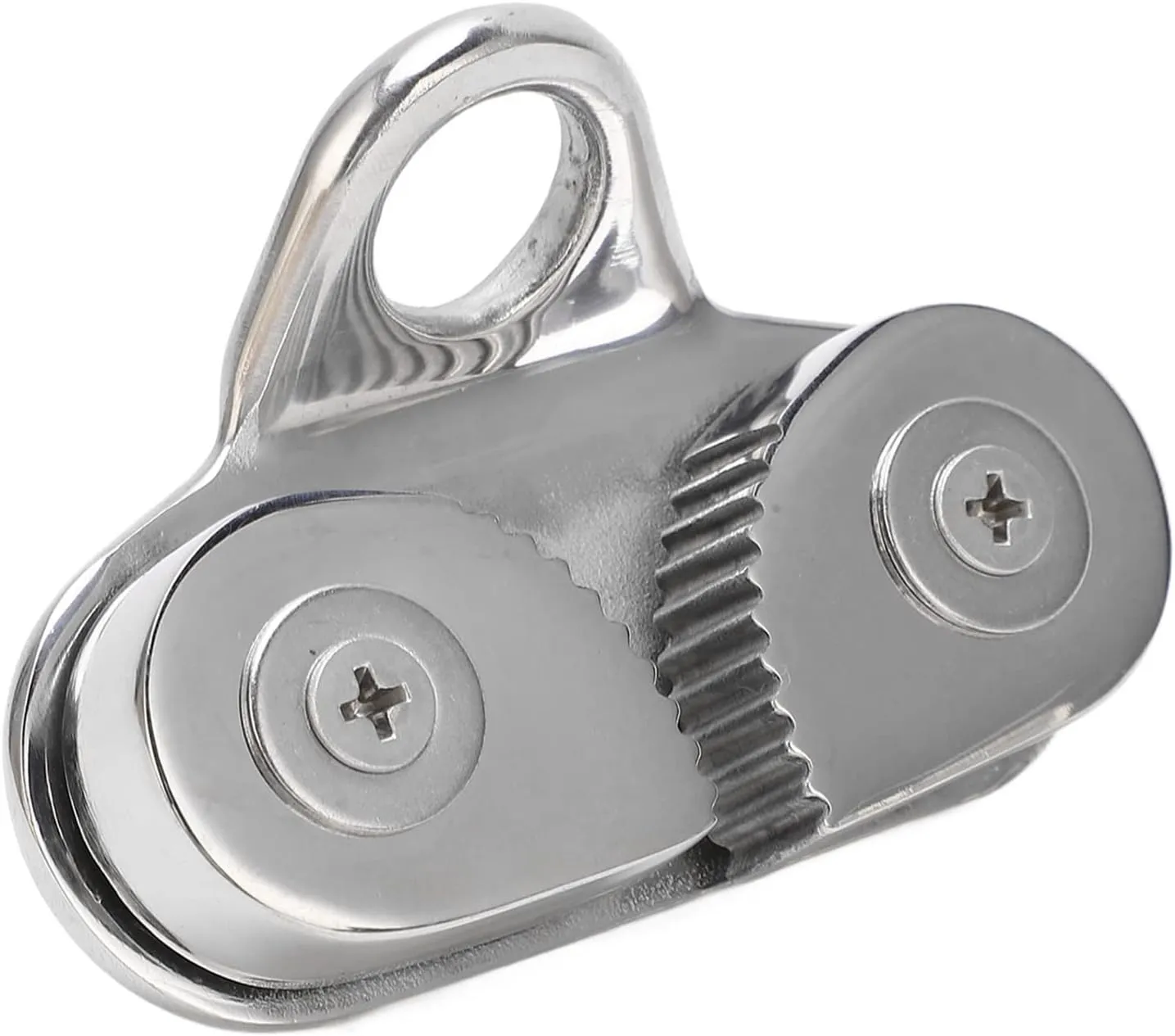 Stainless Cam Cleat Sailboat Rope For Climbing Stick,Ship Yacht Parts,316 Stainless Steel Cam Cleat Proof Fair ing Ring Fit For 3 to 15mm Rope