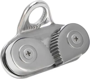 Stainless Cam Cleat Sailboat Rope For Climbing Stick,Ship Yacht Parts,316 Stainless Steel Cam Cleat Proof Fair ing Ring Fit For 3 to 15mm Rope