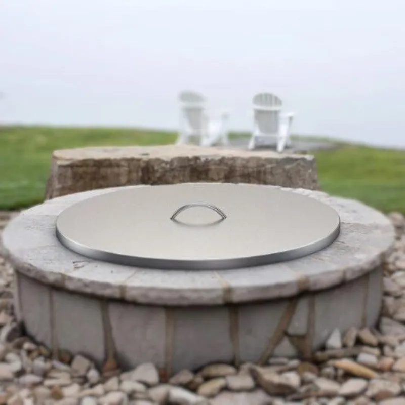 Stainless Steel Cover with Handle | Round