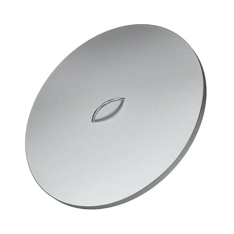 Stainless Steel Cover with Handle | Round