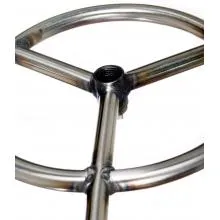 Stainless Steel Double Fire Ring - 18 Inch