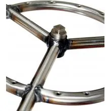 Stainless Steel Double Fire Ring - 18 Inch
