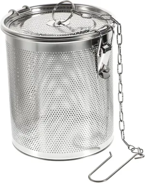 Stainless Steel Soup Basket Fine Mesh Strainer Bag for Seasoning Cooking
