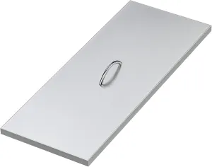Stanbroil Fire Pit Burner Pan Cover 33" x 13", Fits 30 x10 Inches Drop-in Burner Pan, Stainless Steel