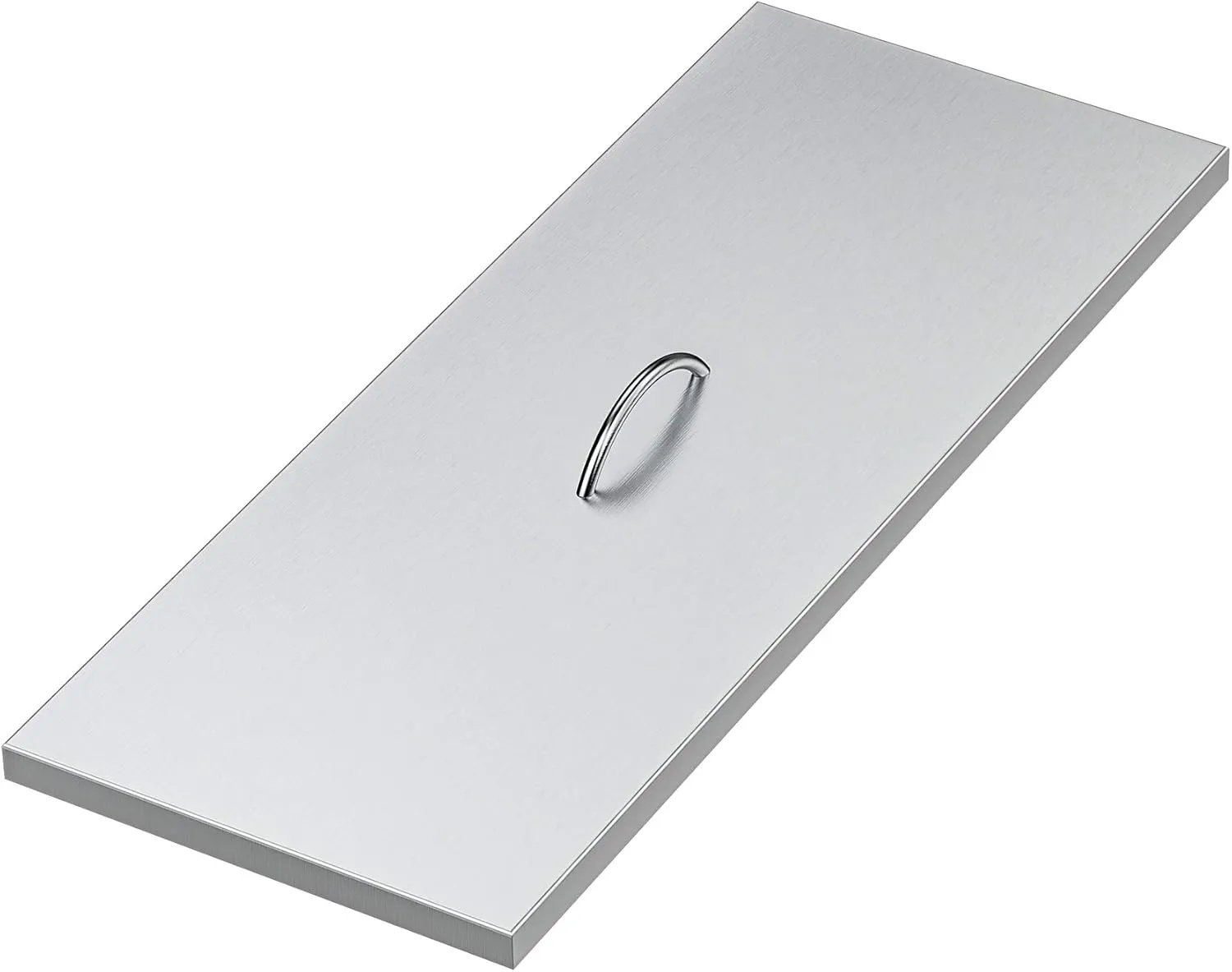 Stanbroil Fire Pit Burner Pan Cover 33" x 13", Fits 30 x10 Inches Drop-in Burner Pan, Stainless Steel