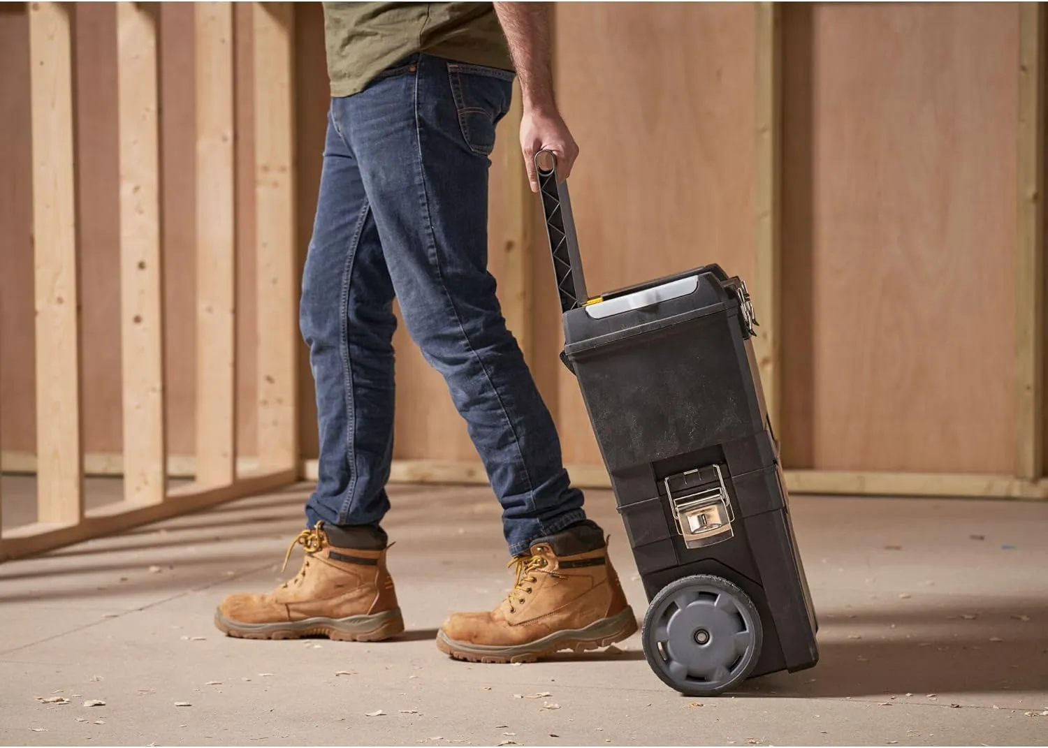 STANLEY Mobile Work Centre Toolbox, 2 Tier Stackable Units, 1-93-968