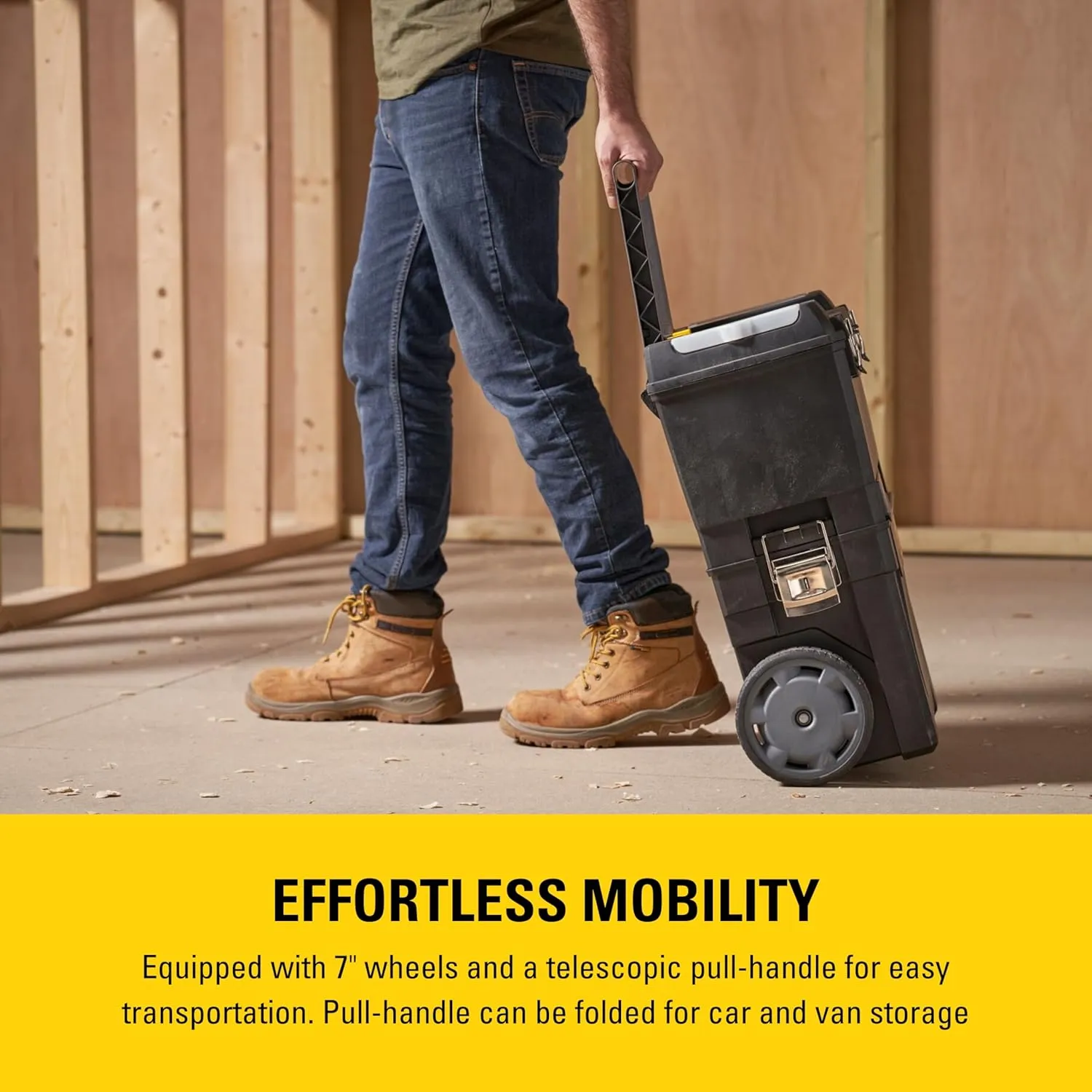 STANLEY Mobile Work Centre Toolbox, 2 Tier Stackable Units, 1-93-968