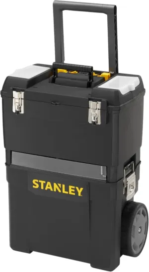 STANLEY Mobile Work Centre Toolbox, 2 Tier Stackable Units, 1-93-968