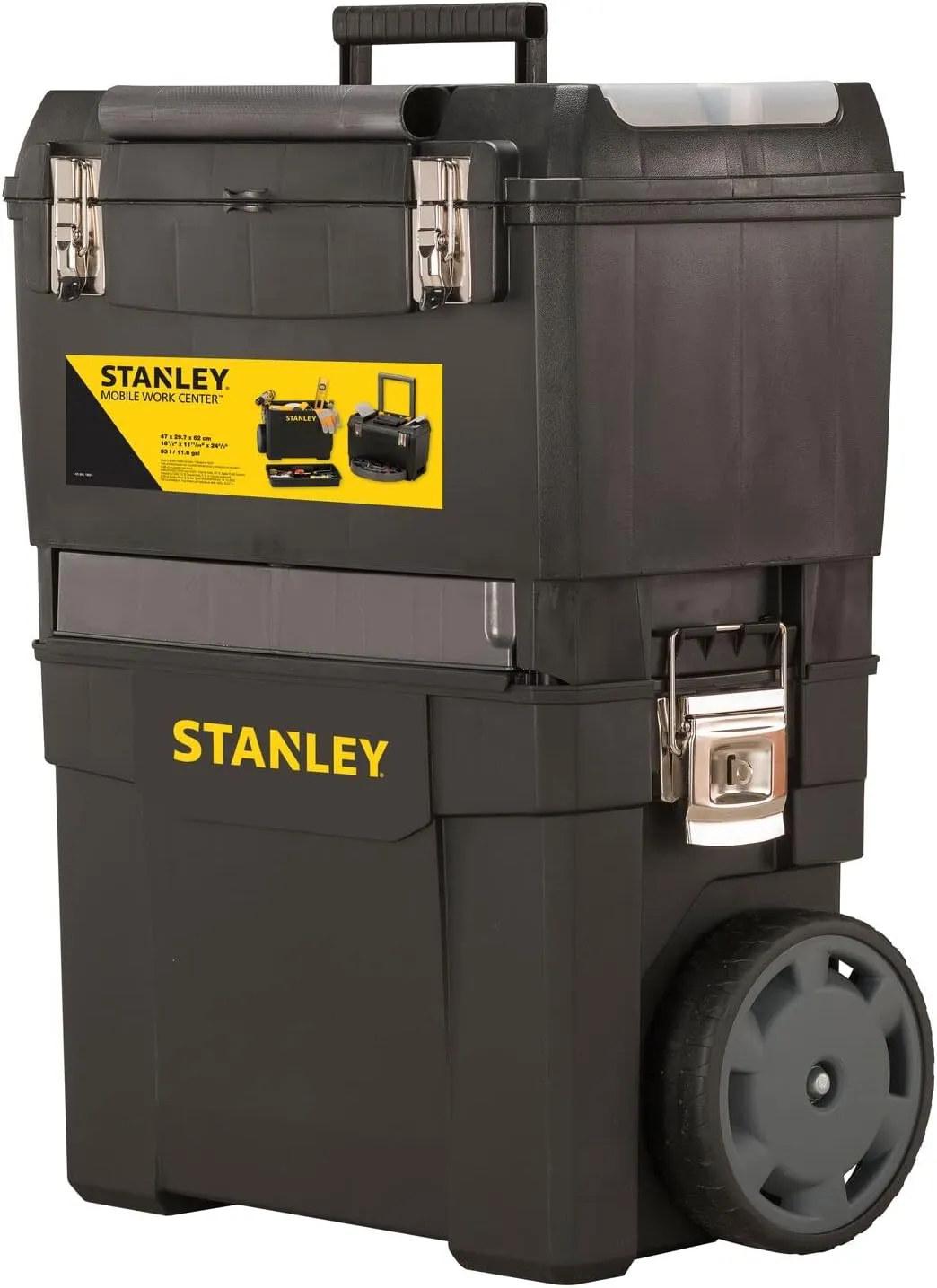 STANLEY Mobile Work Centre Toolbox, 2 Tier Stackable Units, 1-93-968
