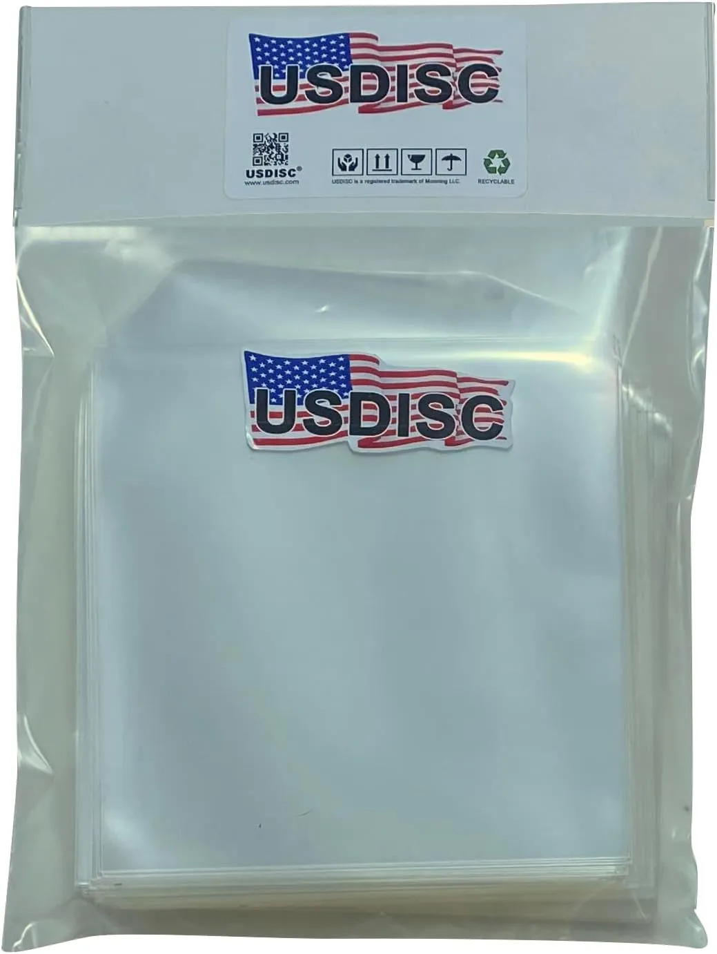Storage Pockets 5 x 5.125, Flap, 4mil Stamp & Die, Clear, Pack of 100