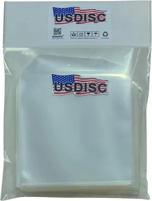 Storage Pockets 5 x 5.125, Flap, 4mil Stamp & Die, Clear, Pack of 100