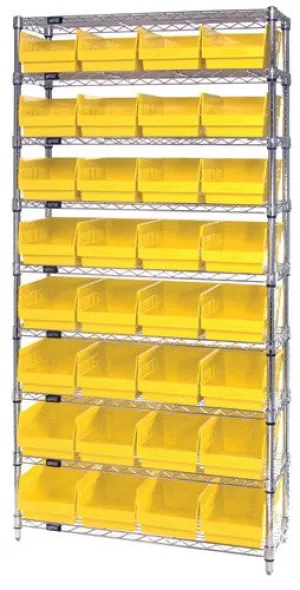 Store More 6" Shelf Bin Wire Shelving System WR9-208
