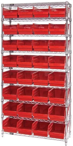 Store More 6" Shelf Bin Wire Shelving System WR9-208
