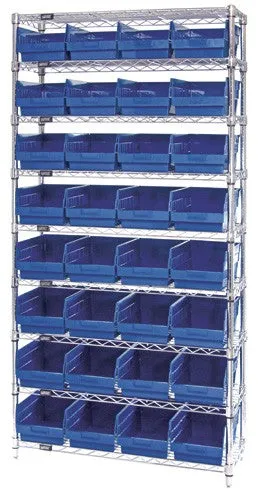 Store More 6" Shelf Bin Wire Shelving System WR9-208