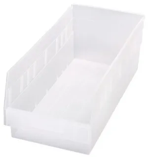 STORE-MORE 6"H Shelf Bin  17-7/8" x 8-3/8" x 6" ( Case of 10 )