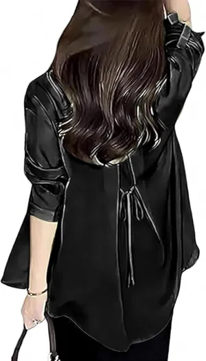 Summer Sunscreen Chiffon Shirt,Long Sleeve UV Protected Silk Shirt,Uv Blocking, Breathable, Fast Drying