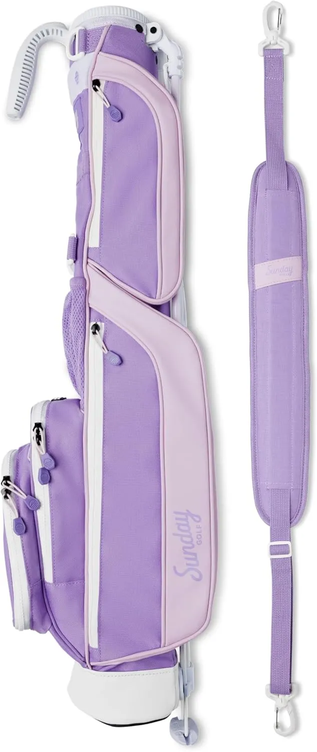 Sunday Golf Loma Bag - Lightweight Golf Bag with Strap and Stand – Easy to Carry Pitch n Putt Golf Bag – Stand Bag for The Driving Range, Par 3 and Executive Courses, 31 Inches
