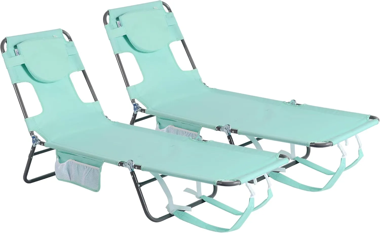 SUNNYFEEL Beach Lounge Chair, Backpack Reclining Beach Chairs Lay Flat, Sun Face Down Tanning Chair, Folding Camping Chairs Portable Camp Cot with Backpack Straps for Outdoor/Picnic/Lawn