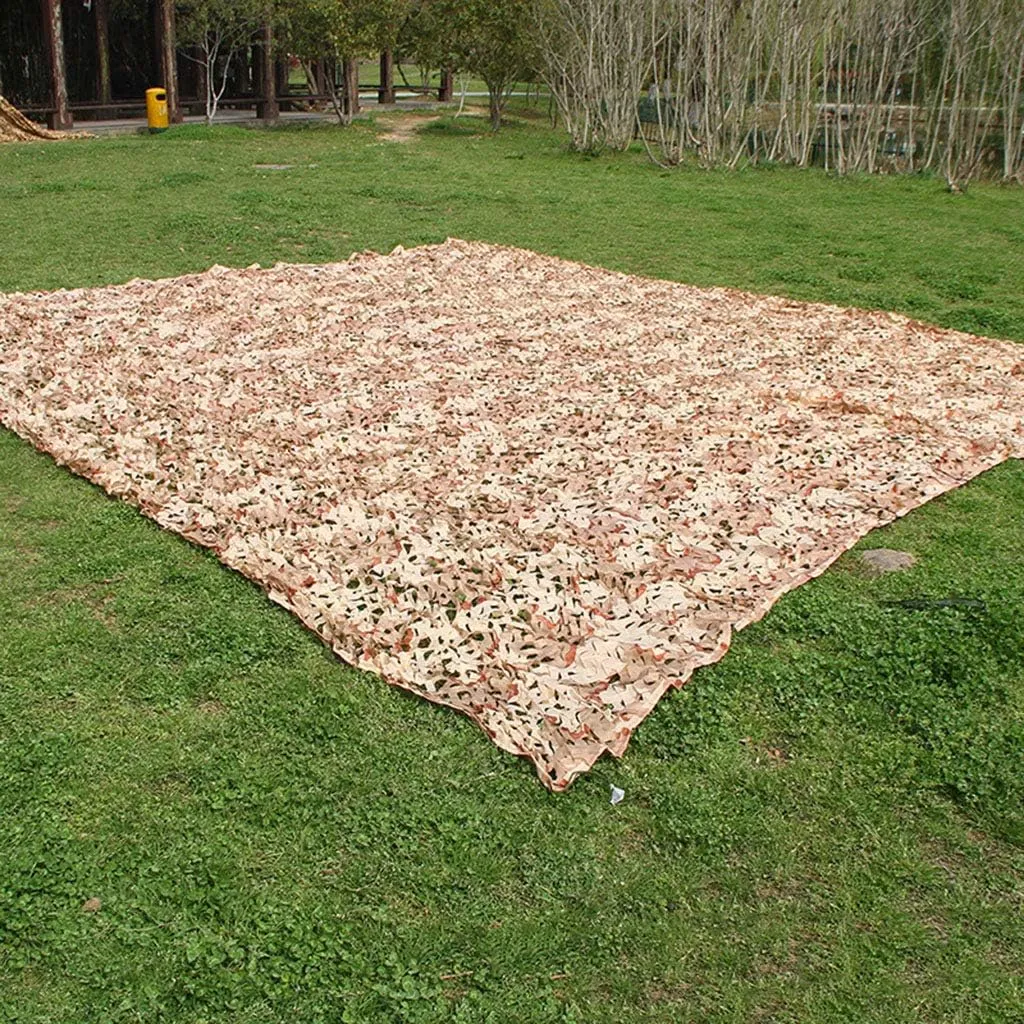 Sunshading Net Army Camo Net Camouflage Netting Shade Blinds for Sunshade Camping Shooting Hunting Fishing Party Decoration