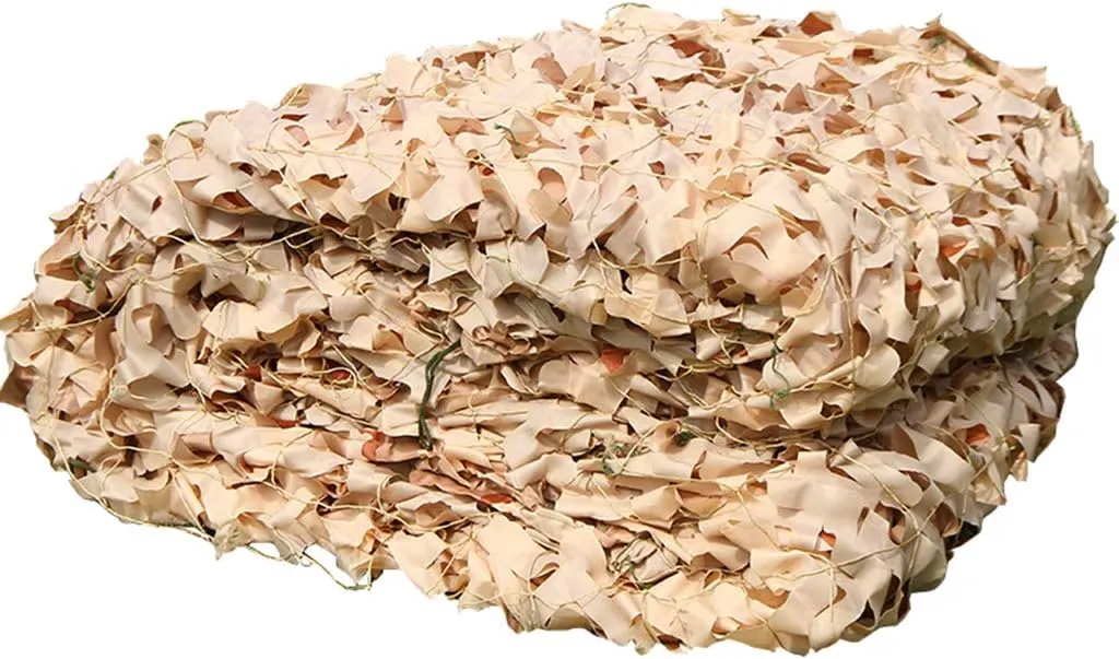 Sunshading Net Army Camo Net Camouflage Netting Shade Blinds for Sunshade Camping Shooting Hunting Fishing Party Decoration