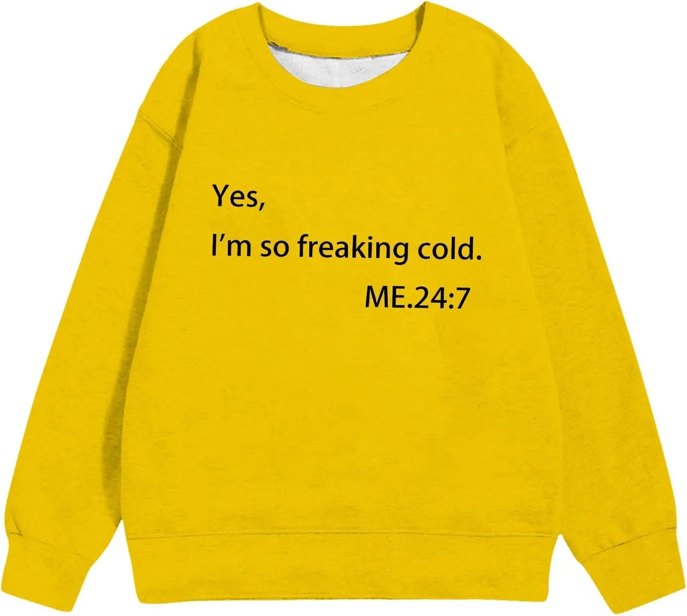 Sweatshirt for Teen Girls Winter Solid Print Crewneck Crop Pullover Loose Fit Long Sleeve Winter Outwear 1-11 Years