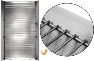 SZ3509 (1-Pack) 20.4 inches Stainless Steel Fire Grate Hanger and Ash Drip Pan for Chargriller 5050, Chargriller 5072, Chargriller 5650