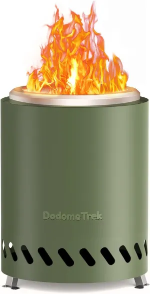 Tabel Top Fire Pit Mini, Portable Firepit Outdoor, 7 Inch Tabletop Firepit Olive