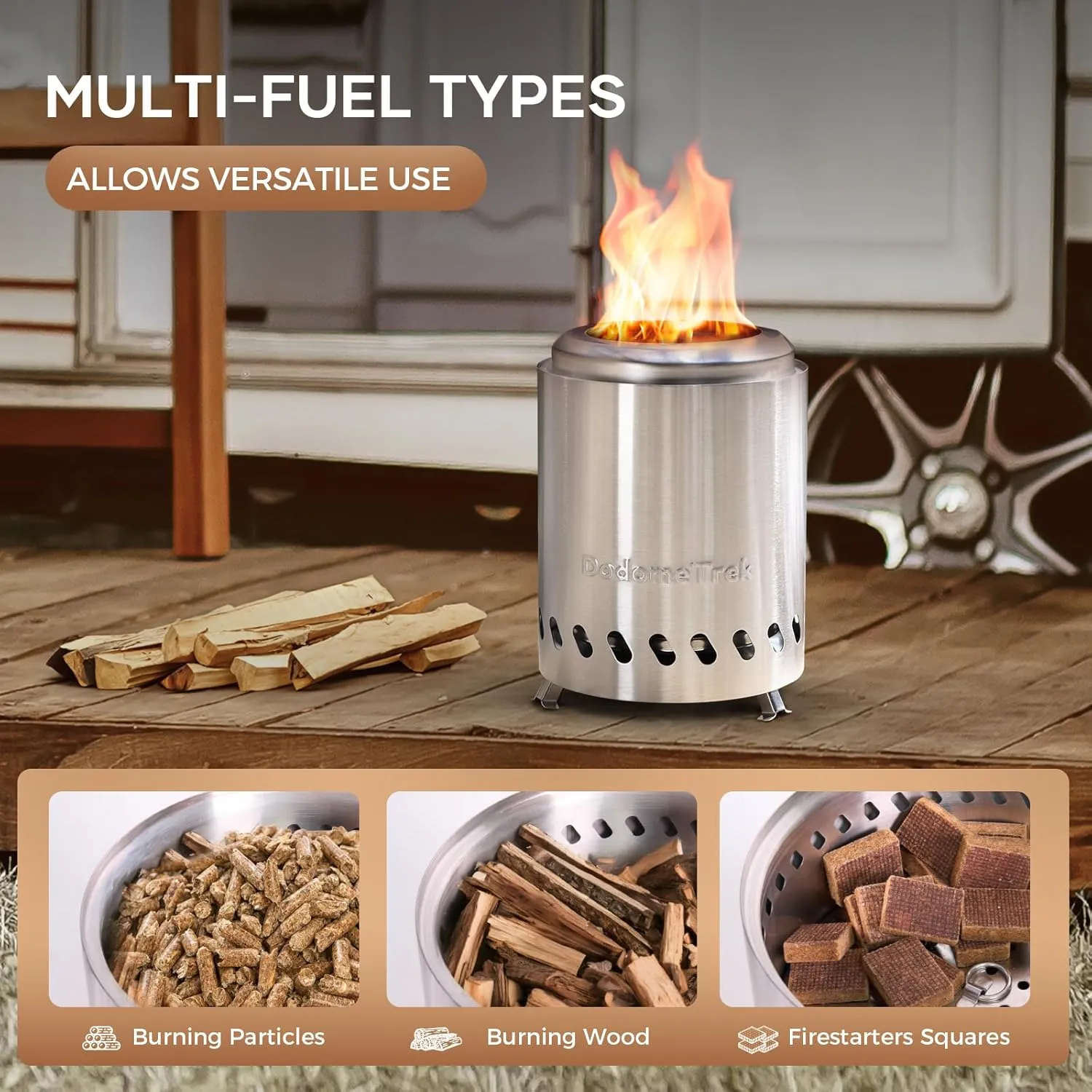 Tabel Top Fire Pit Mini, Portable Firepit Outdoor, 9 Inch Tabletop Firepit Olive