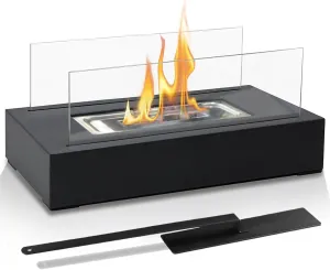 Tabletop Fire Pit Indoor Outdoor - Table Top Firepit Decor Mini Small Fireplace Bowl Portable Smores Maker Decorations for Home Patio Balcony Backyard Wedding Housewarming Mothers Day Birthday Gifts