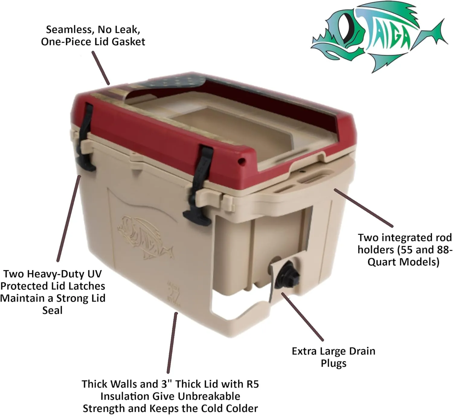 Taiga 55 Quart Cooler