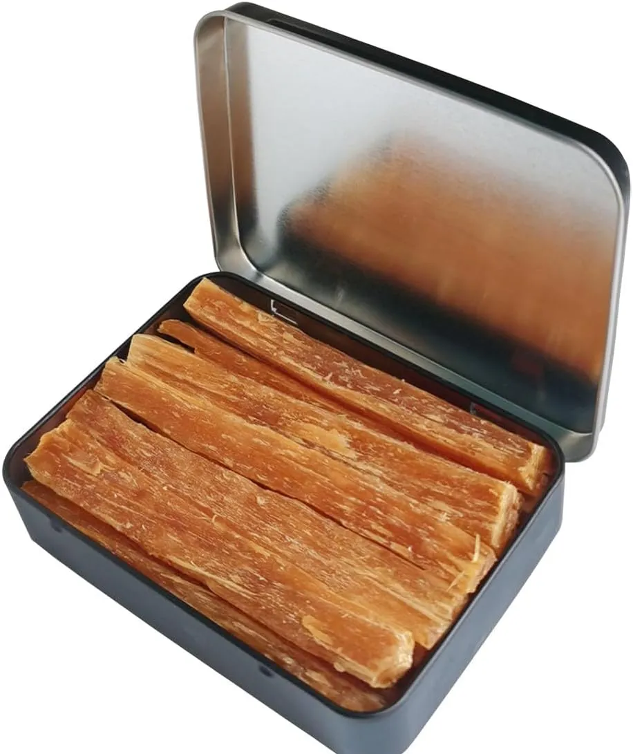 tBesme Fatwood Fire Starter Sticks with Storage Tin,Natural Pine Waterproof Kindling for Outdoor,Camping,Emergency,BBQ,Fire Pit,Easy to Carry,All-Weather Use