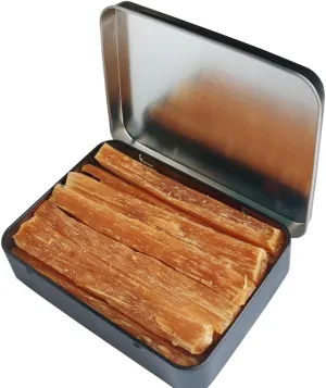 tBesme Fatwood Fire Starter Sticks with Storage Tin,Natural Pine Waterproof Kindling for Outdoor,Camping,Emergency,BBQ,Fire Pit,Easy to Carry,All-Weather Use