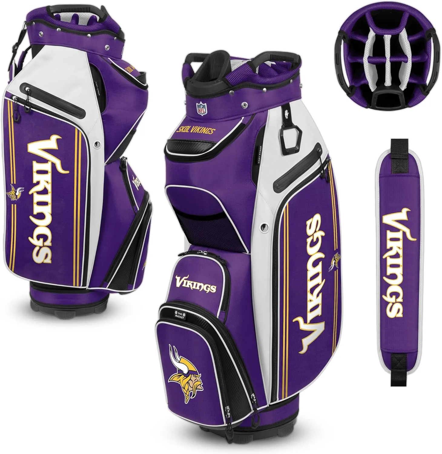 Team Effort NFL The Bucket III Cooler Cart Golf Bag