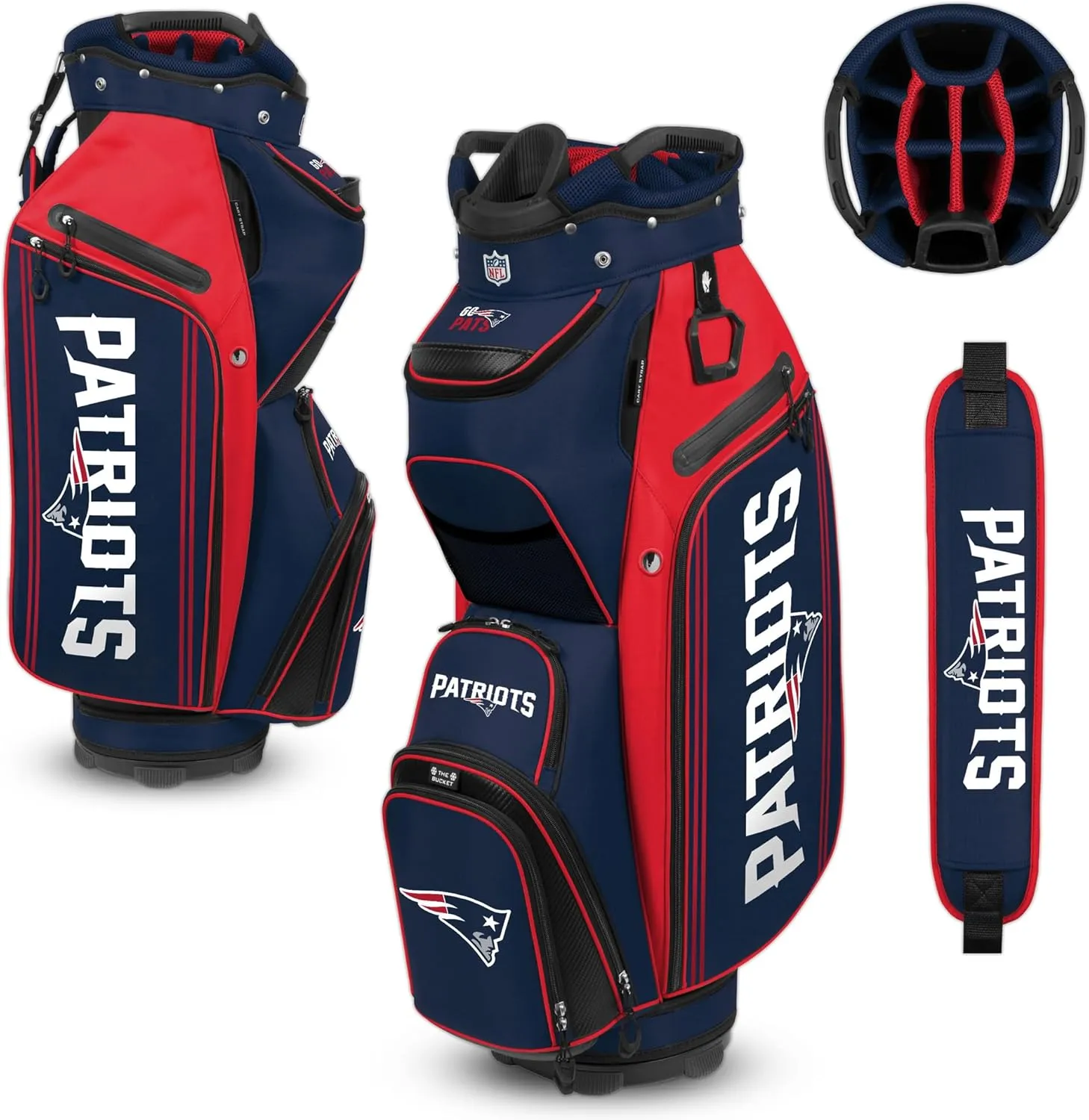 Team Effort NFL The Bucket III Cooler Cart Golf Bag