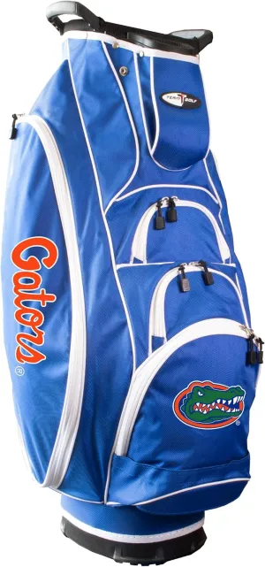 Team Golf NCAA Lightweight, 10-Way Club Divider, Spring Action Stand, Insulated Cooler Pocket, Velcro Glove and Umbrella Holder & Lift Assist Handles