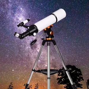Telescope Scope,80Mm Large Objective Lens,Telescopes for Adults Astronomy,Telescope with Carry Bag Tripod for Kids Beginner