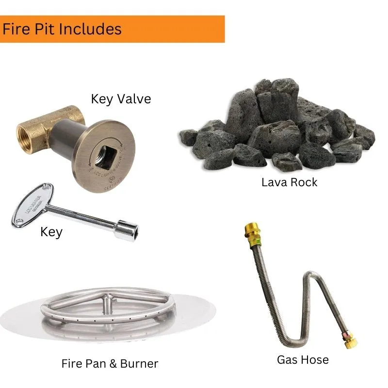 The District Fire Pit - GFRC Concrete | 84"