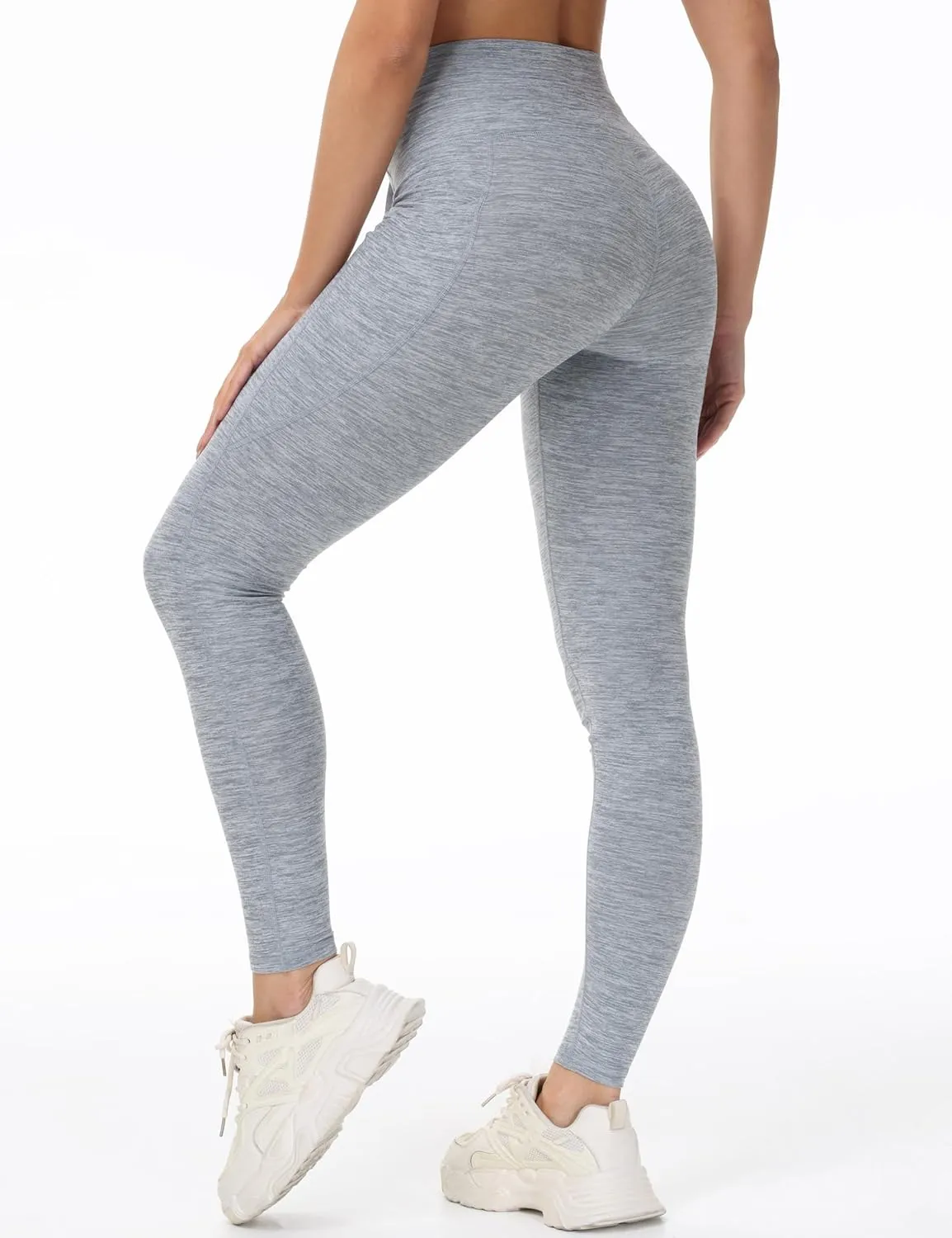 THE GYM PEOPLE Women's High Waist Drawstring Stretchy Workout Leggings Ultra Soft Tummy Control Yoga Pants with Pockets